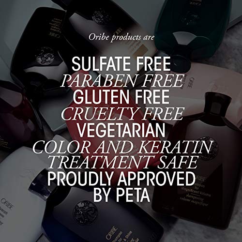 Oribe Obsessed Set trio arranged on a vanity for on-the-go grooming