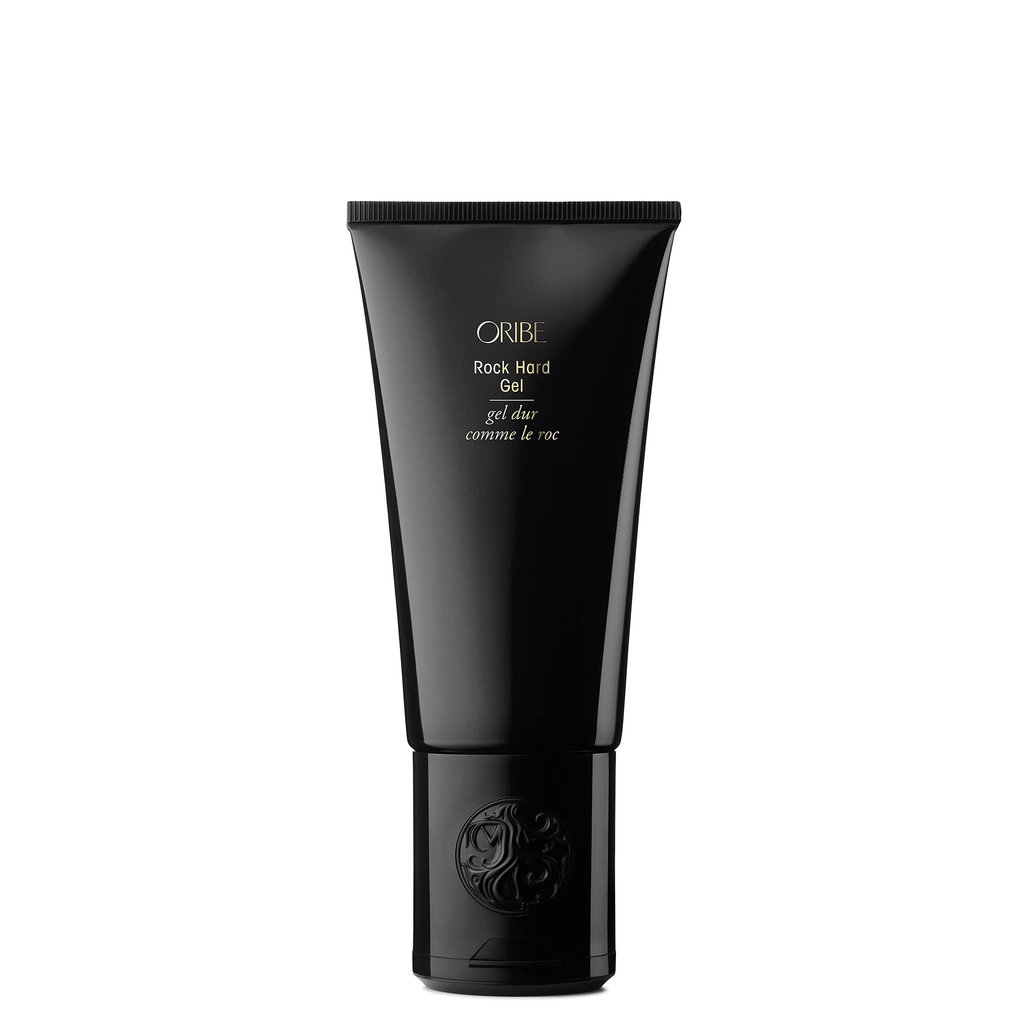 Detail shot of hair with minimal frizz and humidity resistance using Oribe gel