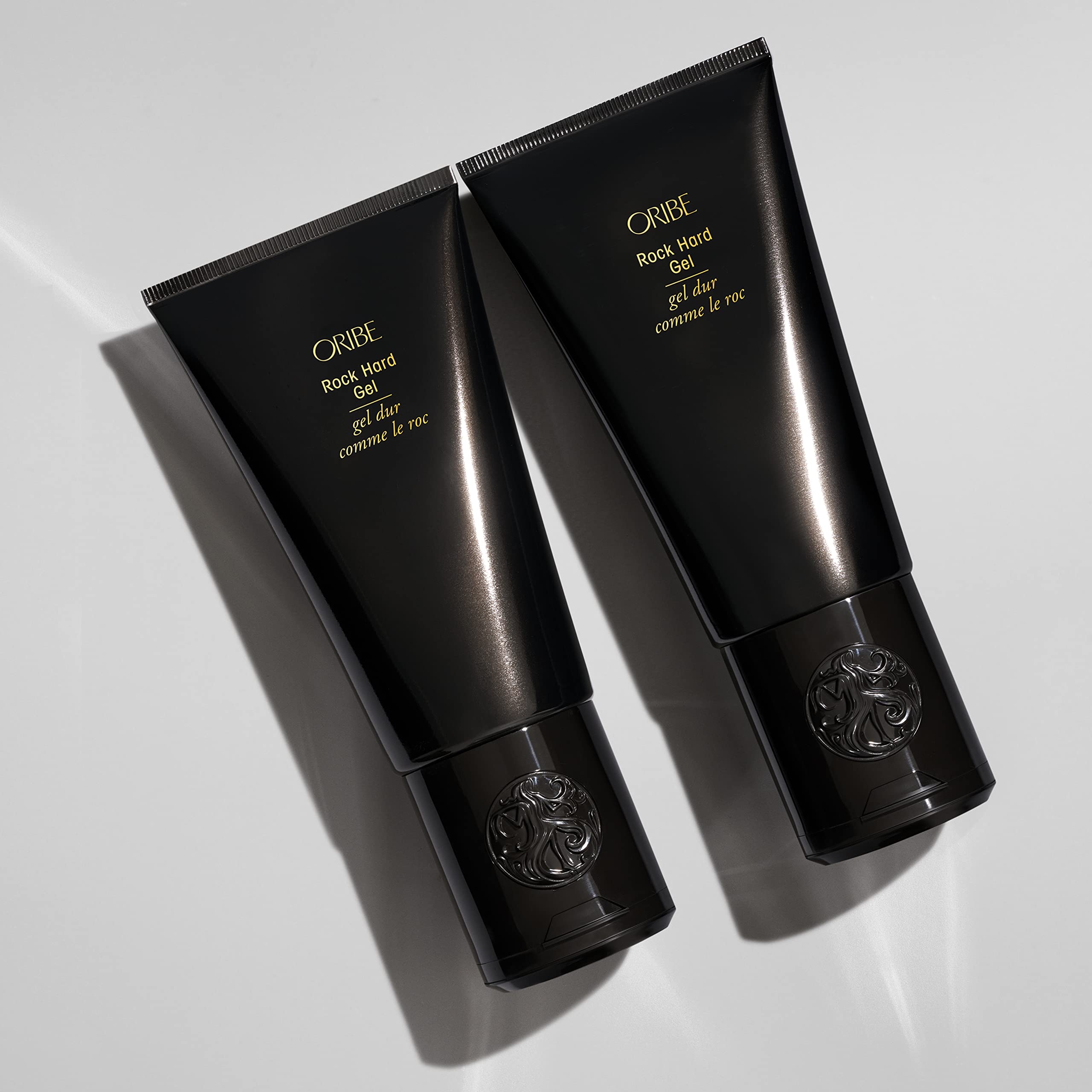 Close-up of textured hair treated with Rock Hard Gel for defined, long-lasting finish