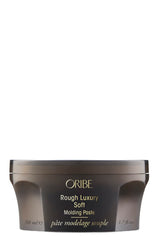 Oribe Rough Luxury Soft Molding Paste jar showing flexible hold for defined texture.