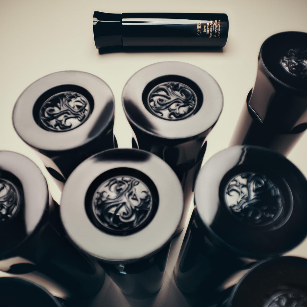 Oribe Royal Blowout nourishes and strengthens hair with shine.