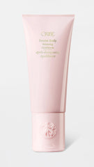 Oribe Serene Scalp Balancing Conditioner label highlighting vegan and paraben-free formula