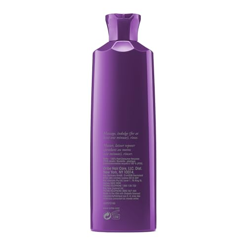 Creamy, weightless texture of Oribe conditioner close-up for detangling and moisture.