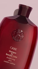 Oribe Shampoo for Beautiful Color packaging highlights vegan and cruelty-free formula