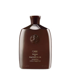 Oribe Magnificent Volume bottle showcases premium packaging and lightweight body-boosting formula.