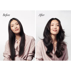 Stylist-ready Oribe bottle at a salon station to elevate volume.
