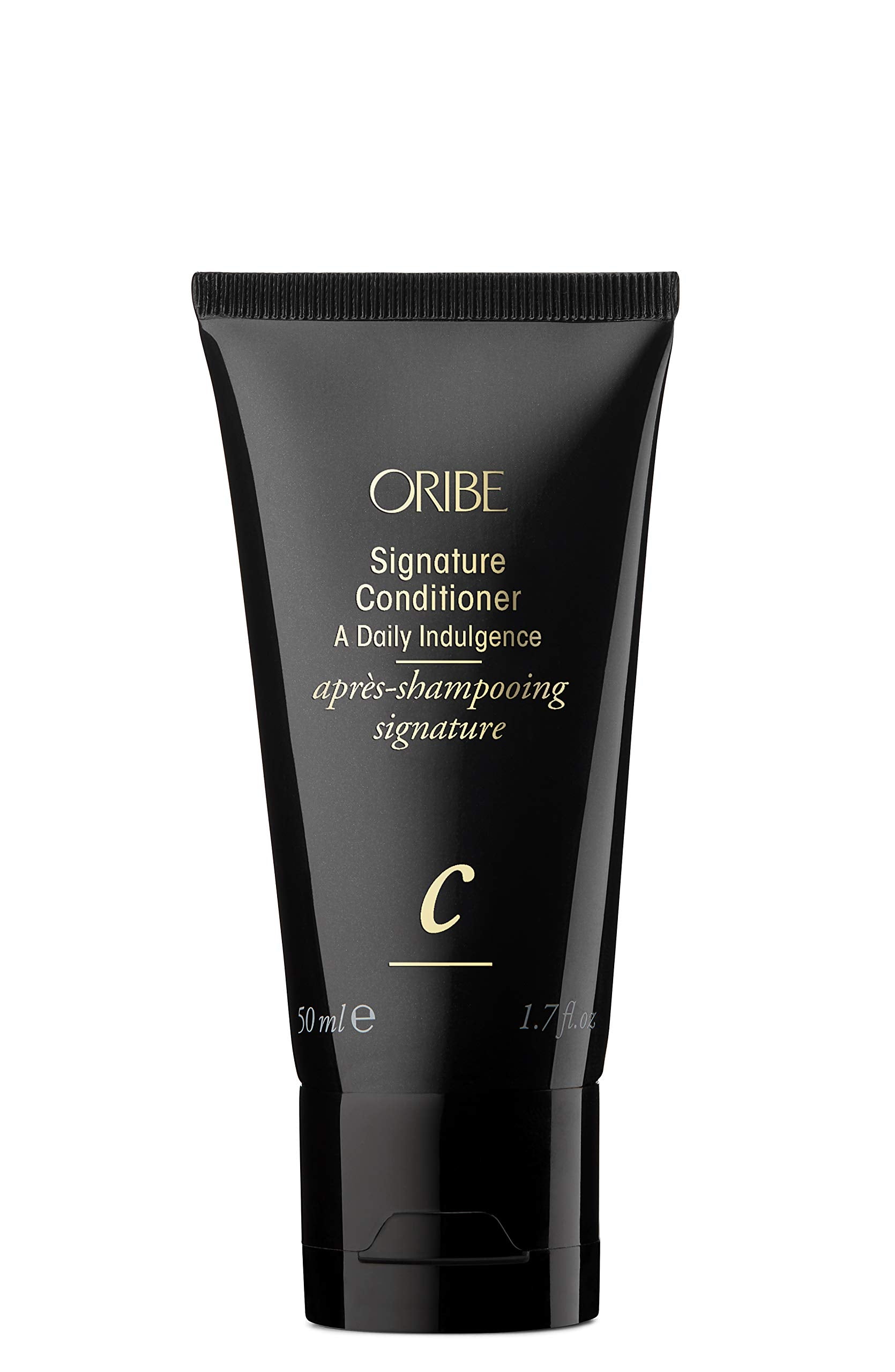 Oribe Signature Conditioner bottle front, luxurious hydration for smooth hair