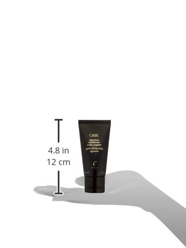 Oribe Signature Conditioner packaging tube and box, premium travel-friendly packaging