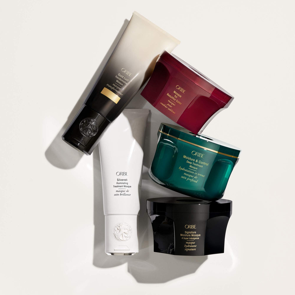 Oribe Signature Moisture Masque leaves hair soft with a natural glow.