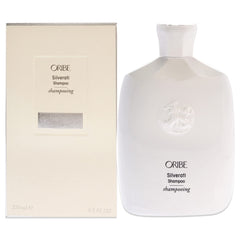Oribe Silverati Shampoo bottle front for brighter gray hair care.