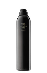 Oribe Superfine Strong Hair Spray ultra-fine mist delivering precise application.