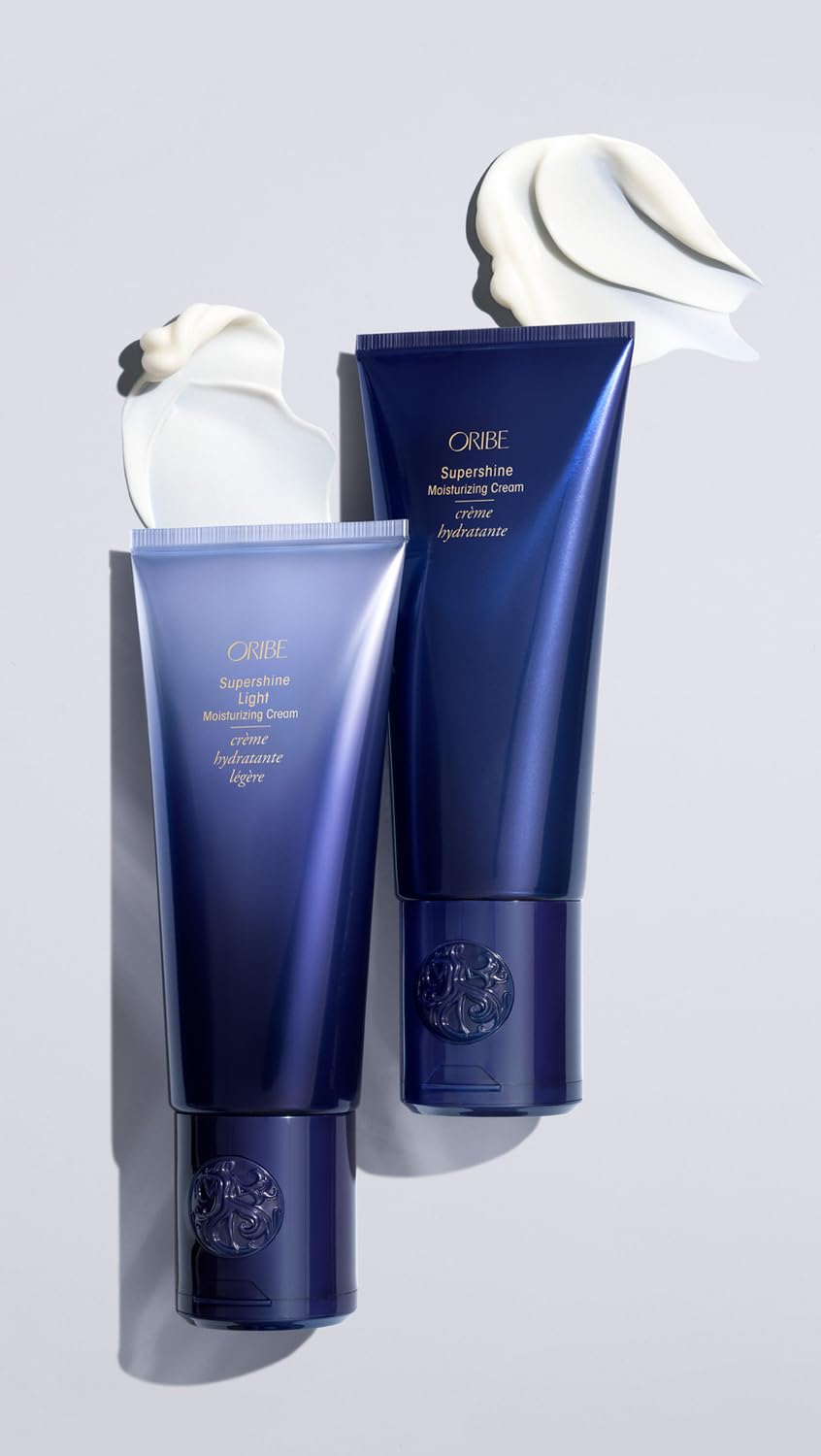 Oribe Supershine finished-look showing radiant shine and softness.