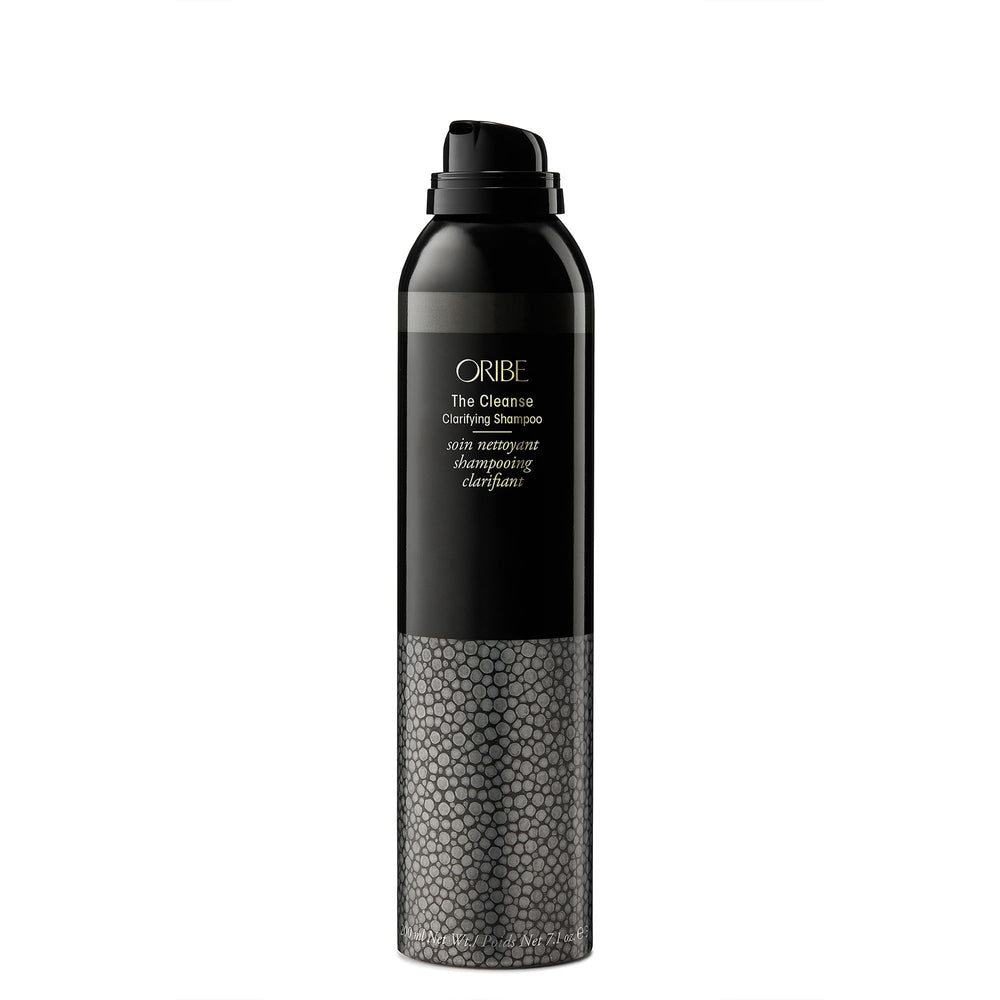 ORIBE The Cleanse after-shampoo glow shot suggests refreshed, clarified hair texture