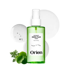 Orien Mugwort Zero Film Toner, botella spray, hidratación suave para uso diario.