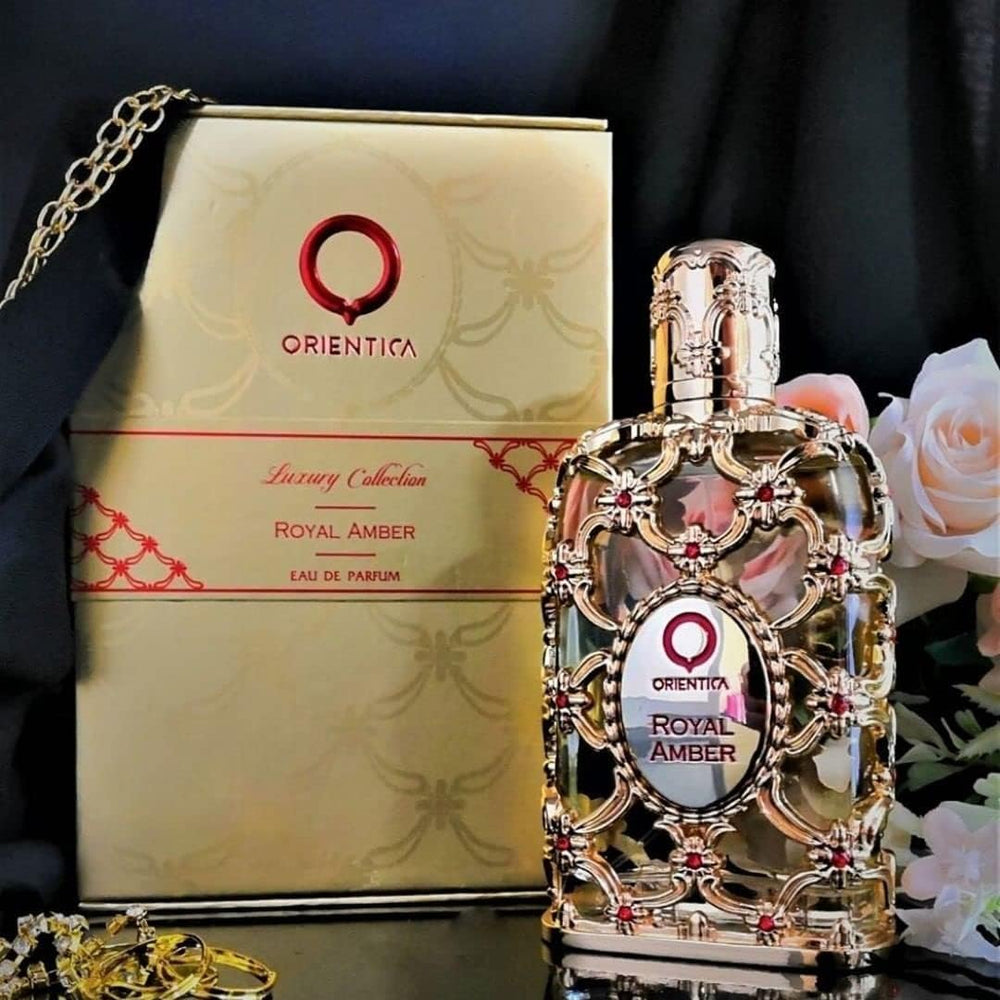 Orientica Royal Amber premium packaging box hints at luxury and gifting