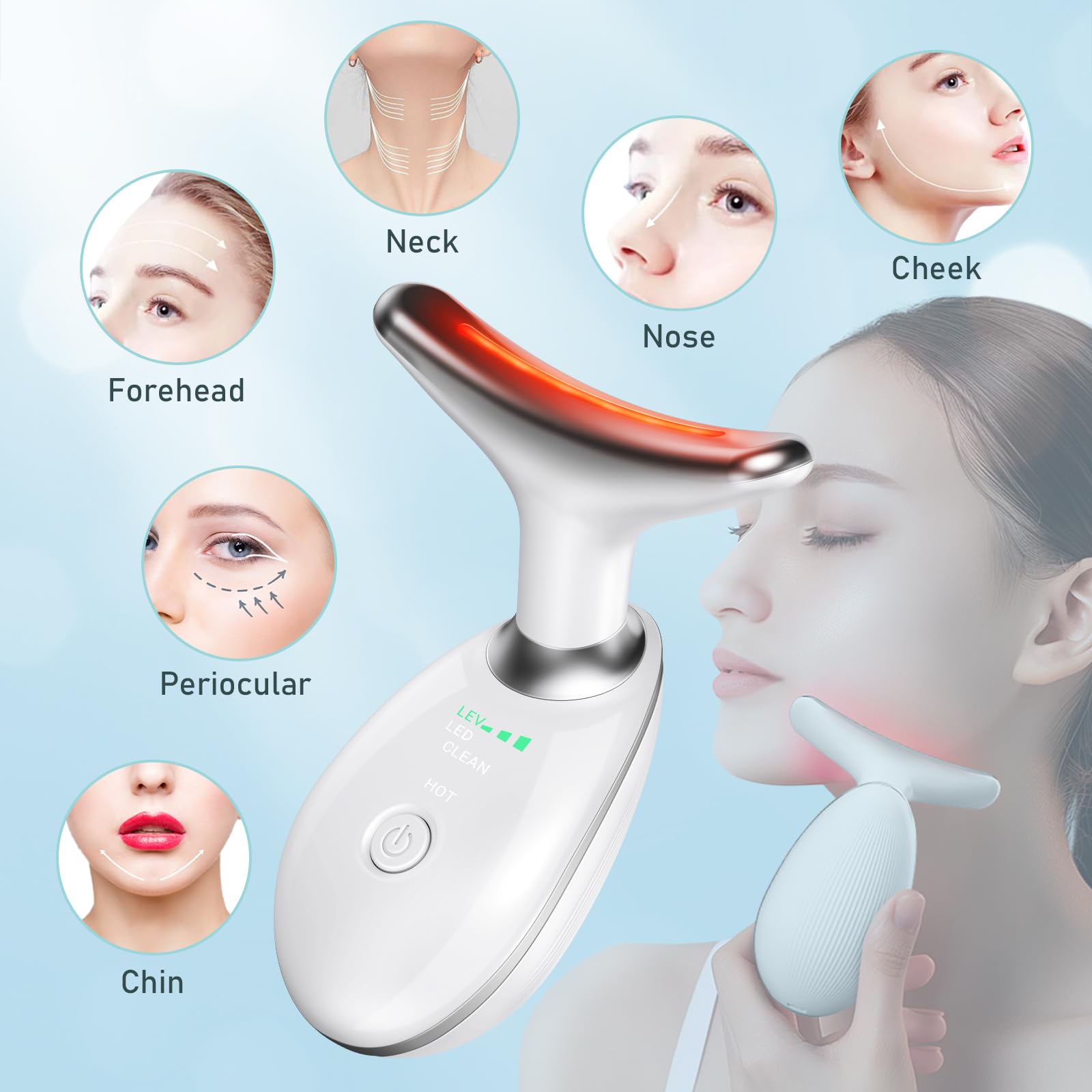 Oriflame thermostat warmth image illustrating 113 °F setting promoting product absorption.