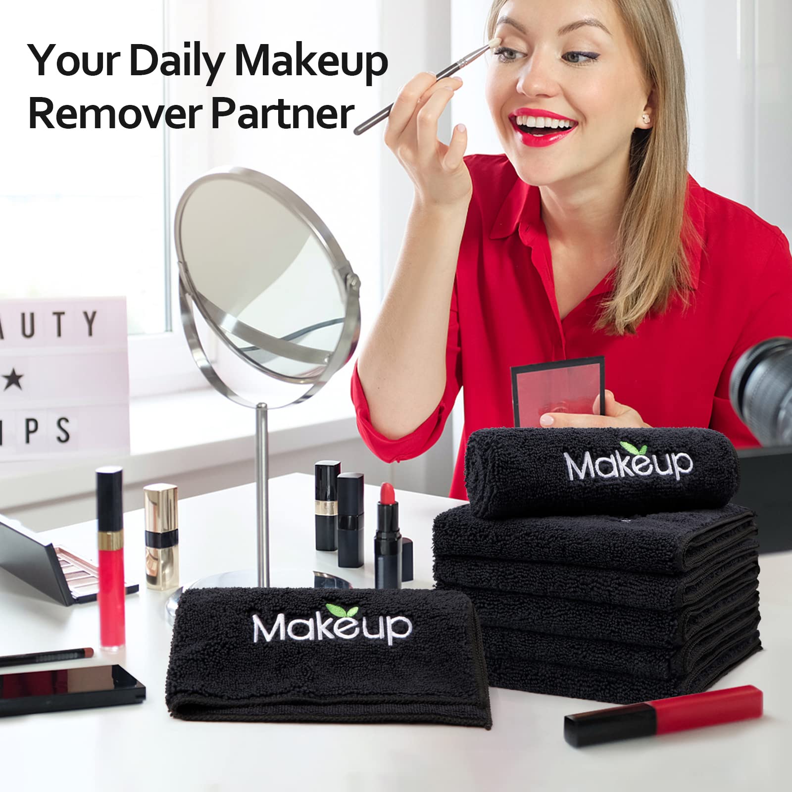 Regalo ideal Orighty: set de toallas de desmaquillaje para cuidado de piel.