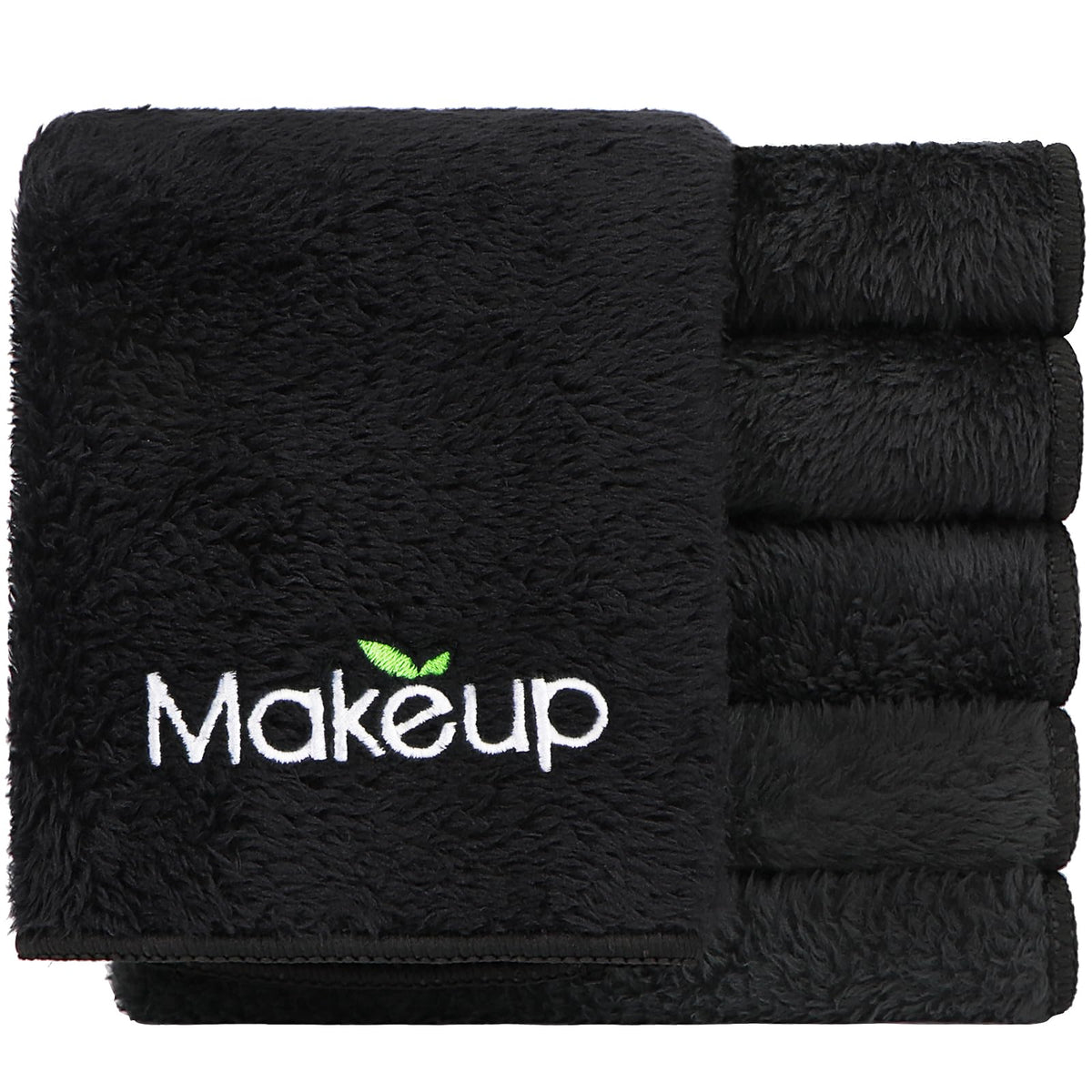 Orighty makeup remover wash cloth in soft microfiber coral fleece for gentle facial cleansing.
