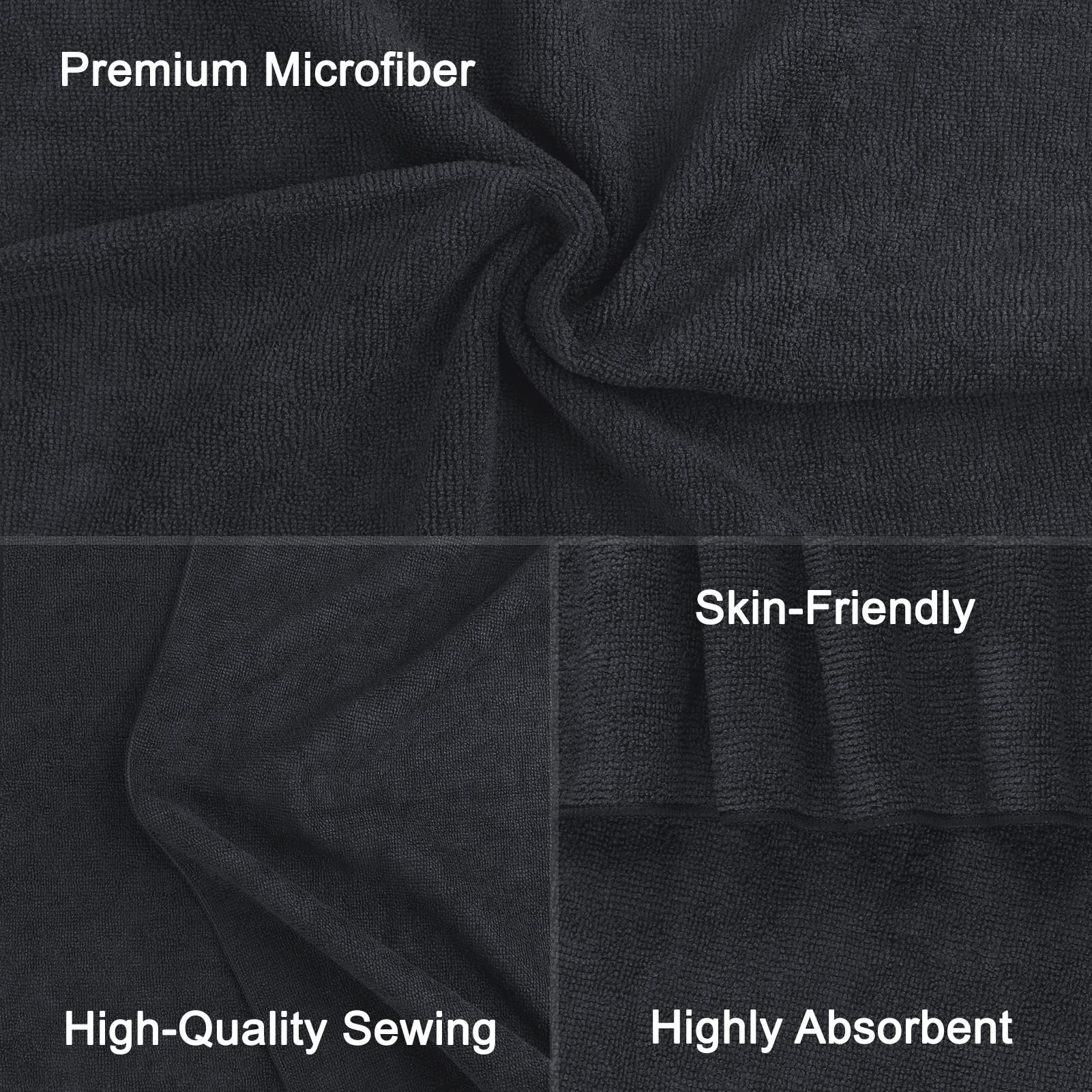 Toallas microfibra absorbentes Orighty para salones, gimnasios y spa