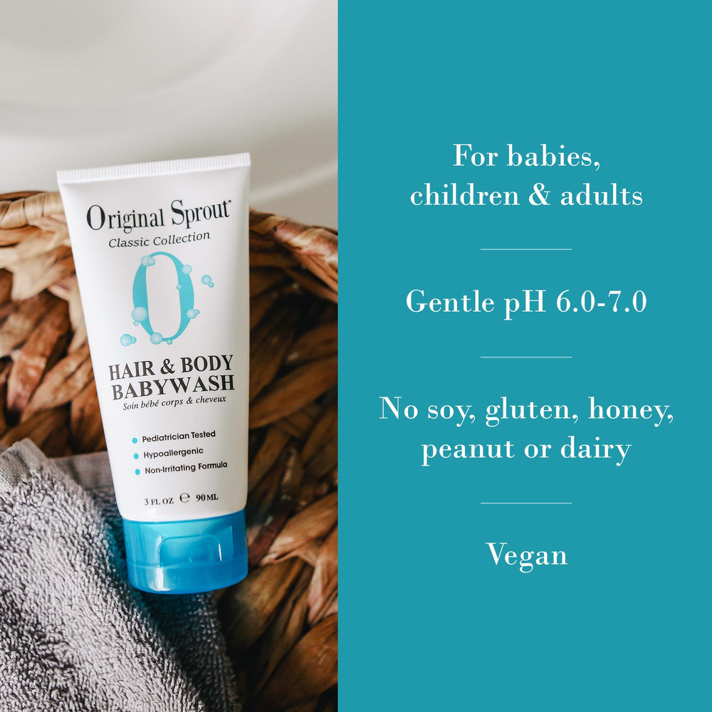 Original Sprout shampoo and body wash for daily cleansing