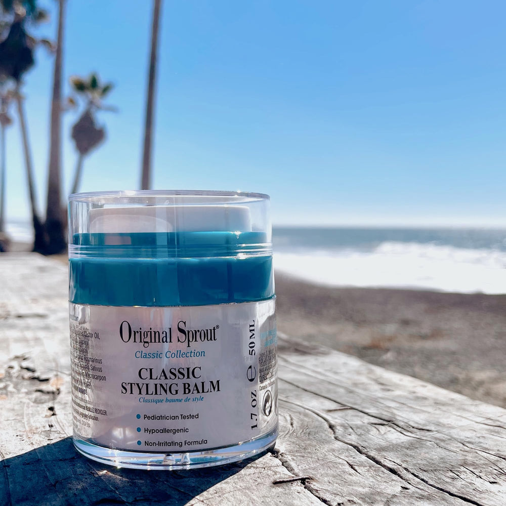 Original Sprout bálsamo vegano y libre de crueldad para cabello.