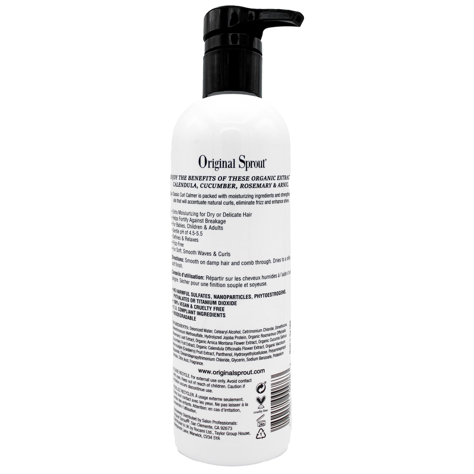 Original Sprout Curl Calmer made in usa packaging communicates family-friendly quality.