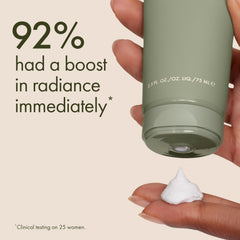 Origins Checks and Balances polishing scrub pour demonstrates easy application