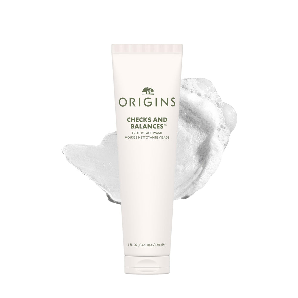 Origins Checks and Balances bottle pour; refreshing cleanser for all skin types.