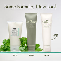 Origins limpiador facial espumoso elimina impurezas y maquillaje suavemente.