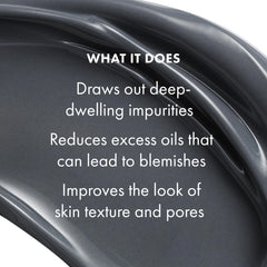 Origins Clear Improvement mask spread on skin demonstrates even application.