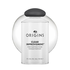 Origins Clear Improvement toner bottle for shine control and pore care.
