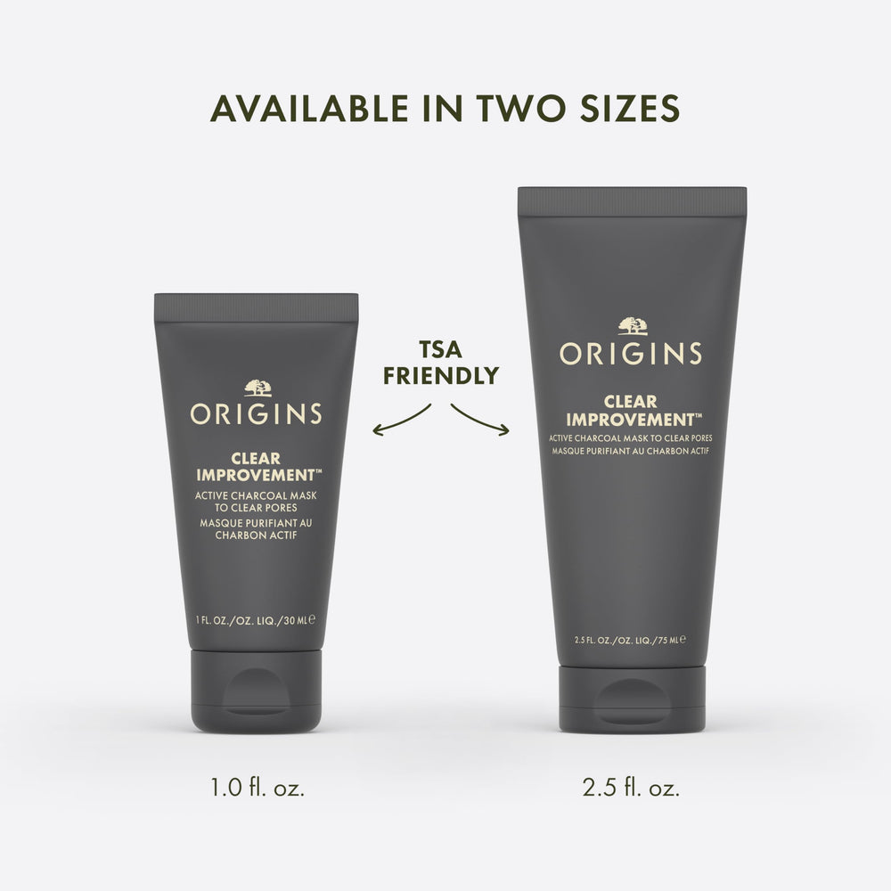 Origins Clear Improvement vegan icon confirms animal-free formulation.
