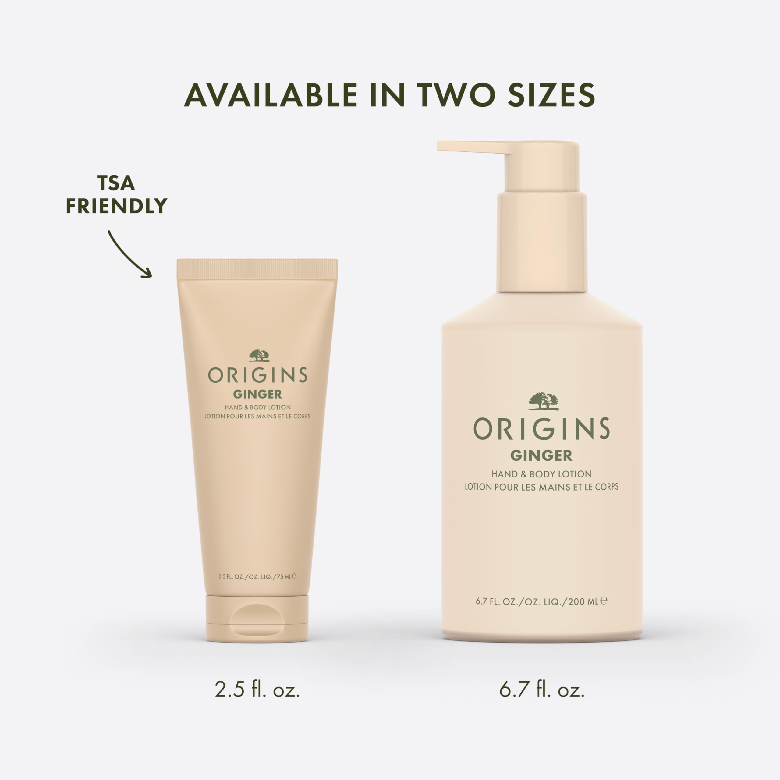 Origins Ginger lotion ambient scene conveys spa-like comfort