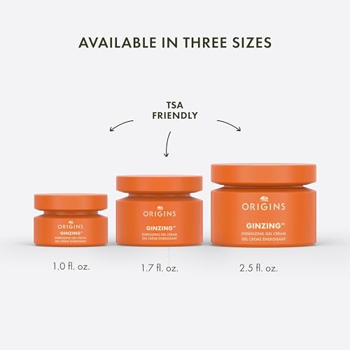 Sustainable packaging of Origins GinZing Energizing Gel Cream with eco-conscious design