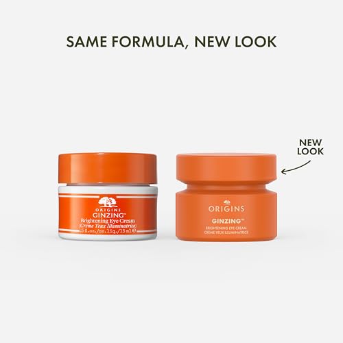 Packaging label on Origins GinZing eye cream