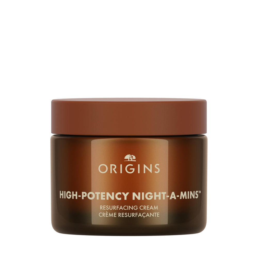 Origins High-Potency Night-A-Mins bottle pour enhances nighttime hydration