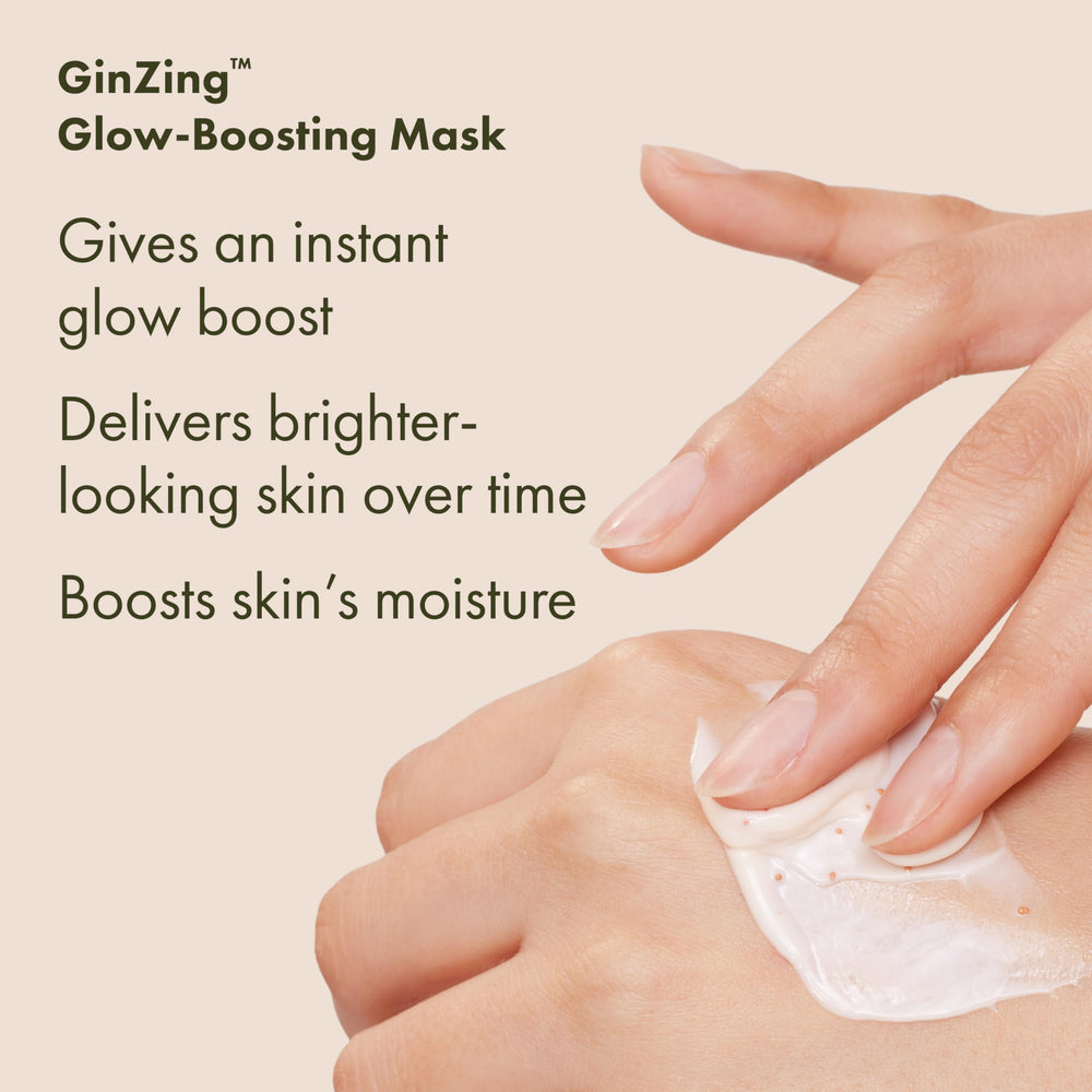 Origins GinZing Glow-Boosting Mask jar brightening with vitamin C
