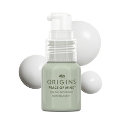 Origins Paz Instantánea: botella con dispensador para uso rápido y relajación.