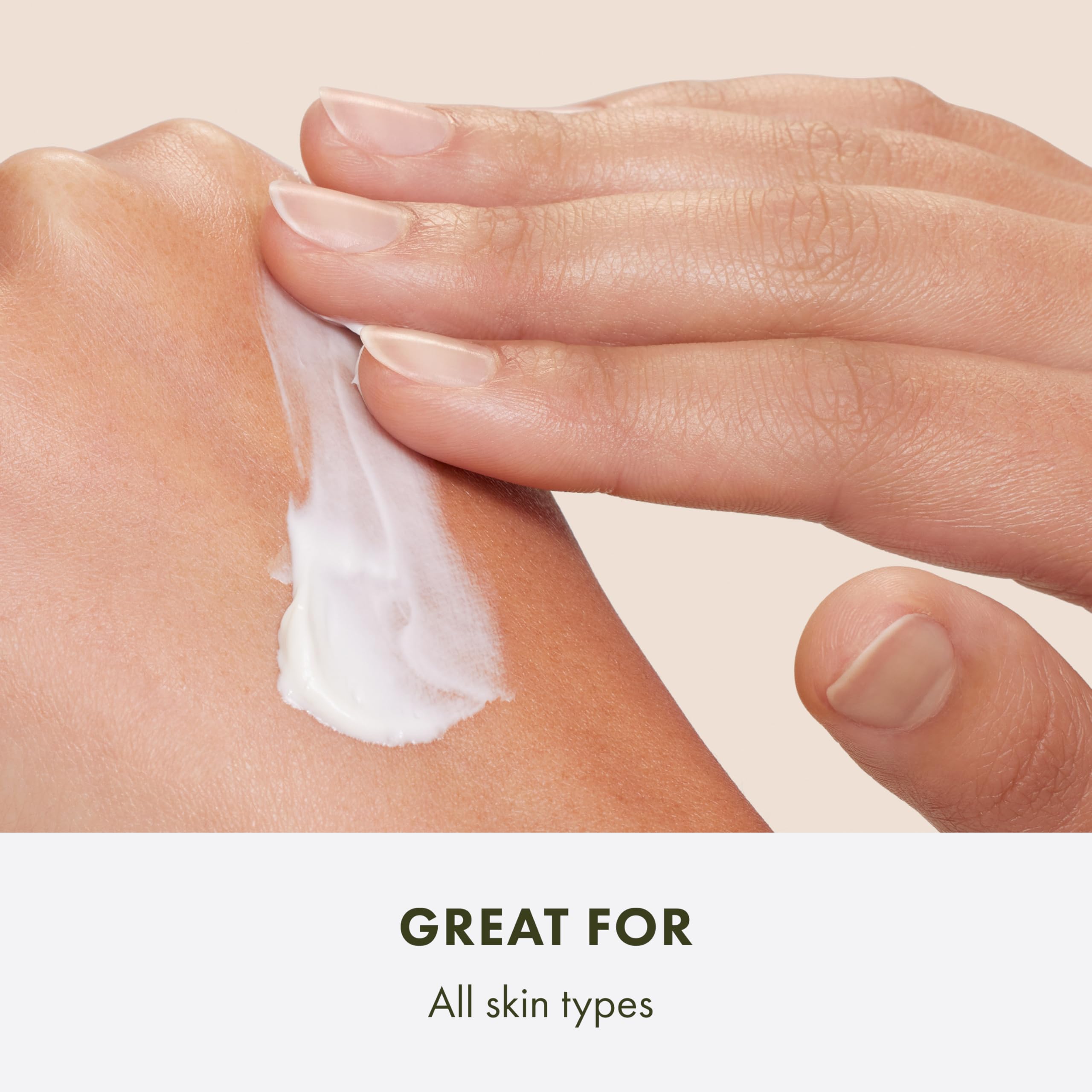 Origins Plantscription night cream texture swatch showing rich, nourishing formula.