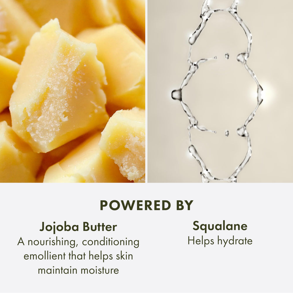 Origins Squalane hydration boost closeup on skin surface