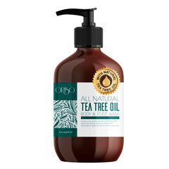 ORISO gel de ducha con árbol de té para piel suave e hidratada.