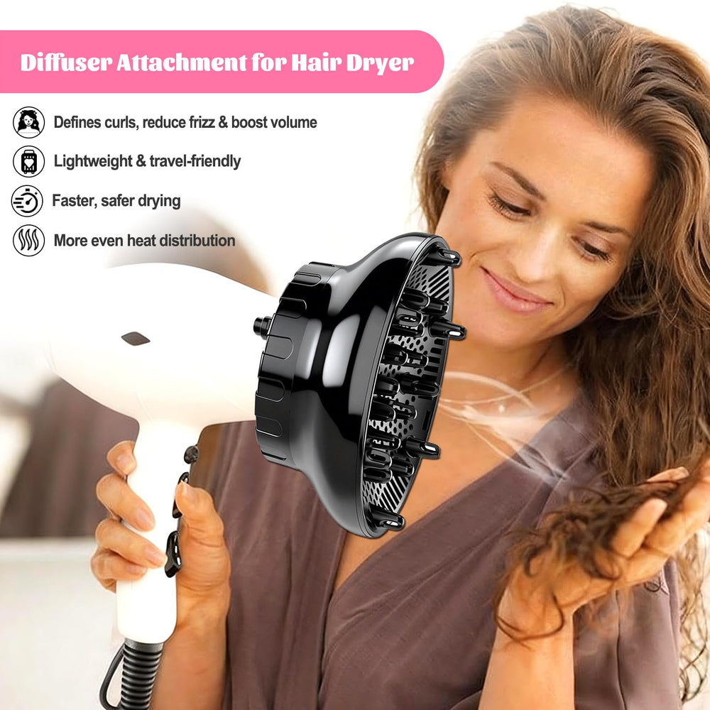Orista Finds diffuser on curly hair reducing frizz and boosting bounce