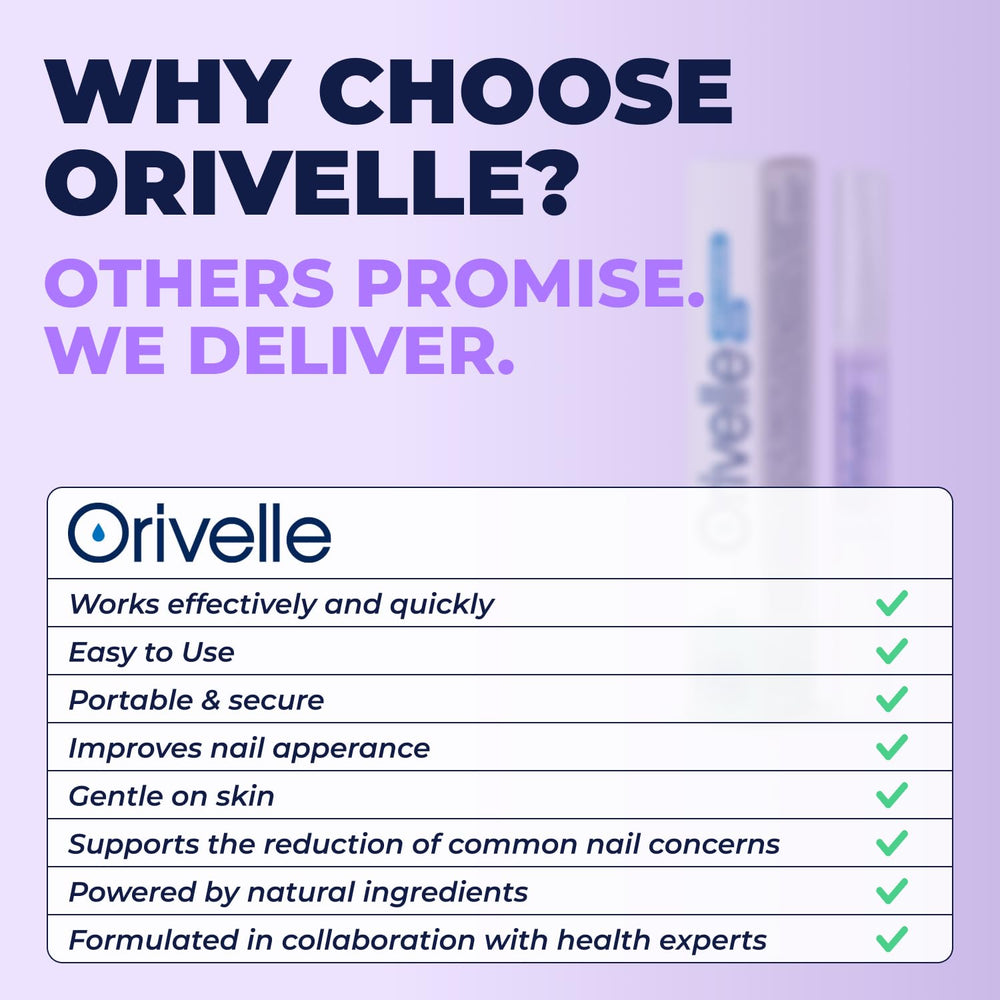 Orivelle Nail Fungus Pen demonstrates potential improvement in nail appearance.