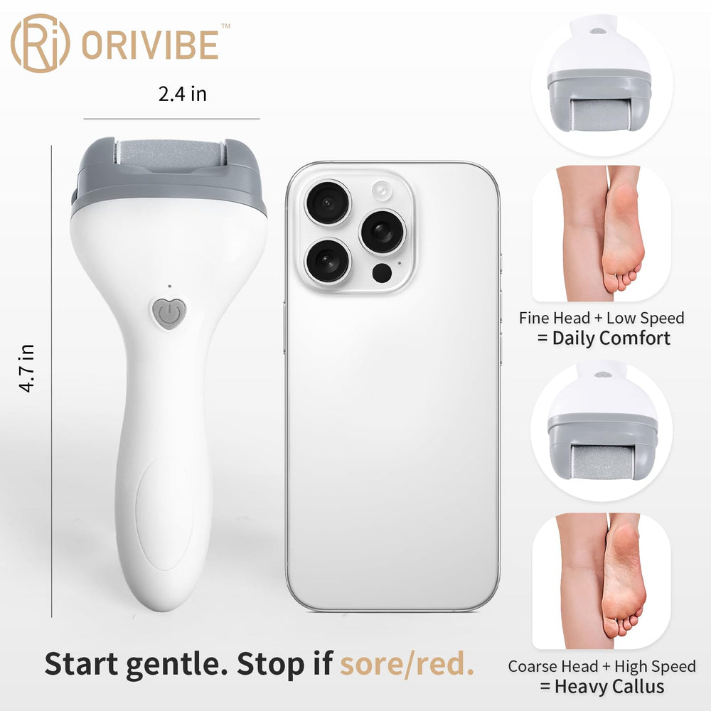 Orivibe runtime display illustrating up to 60 minutes of cordless use