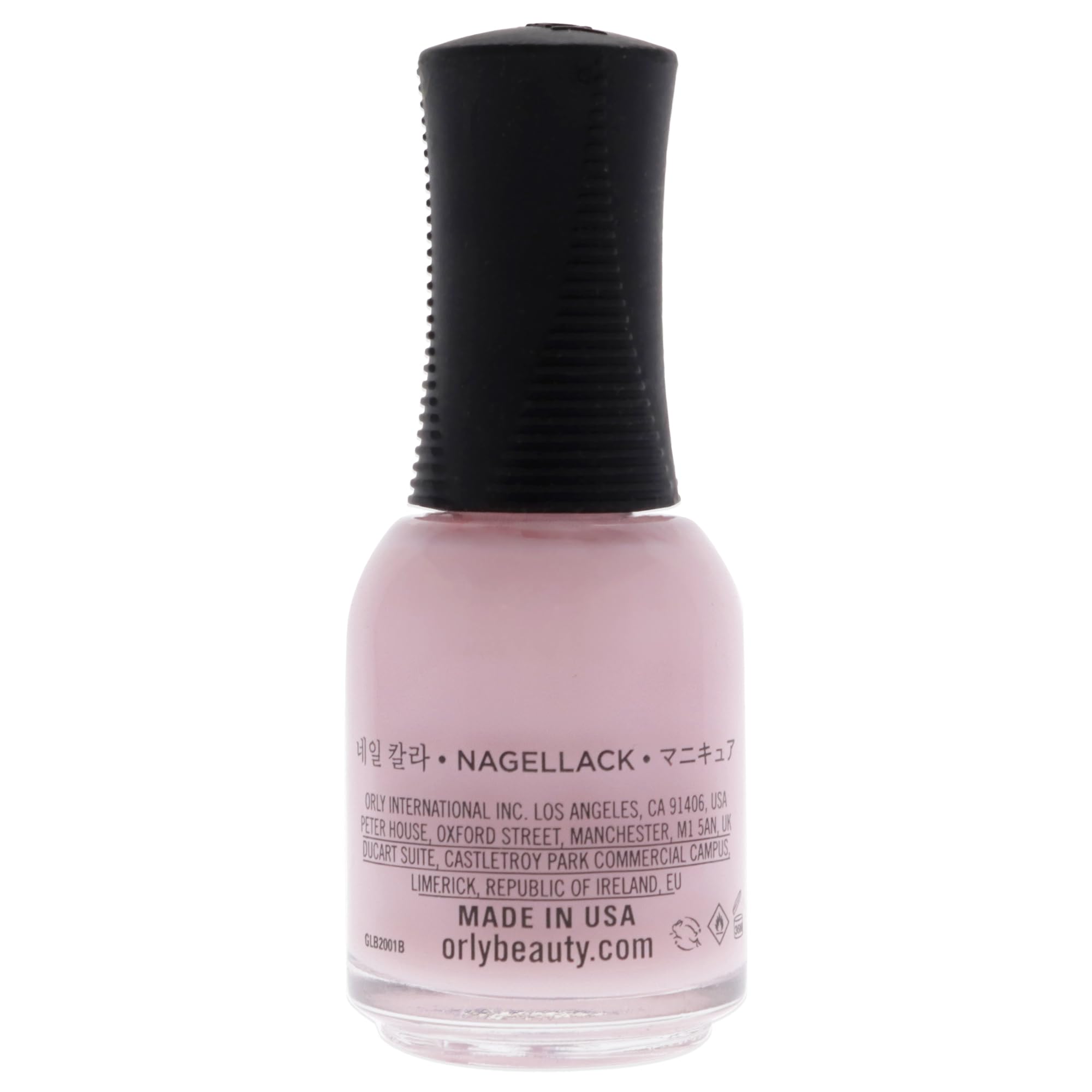 Orly Confetti nails close-up highlights radiant finish and quick-dry performance.
