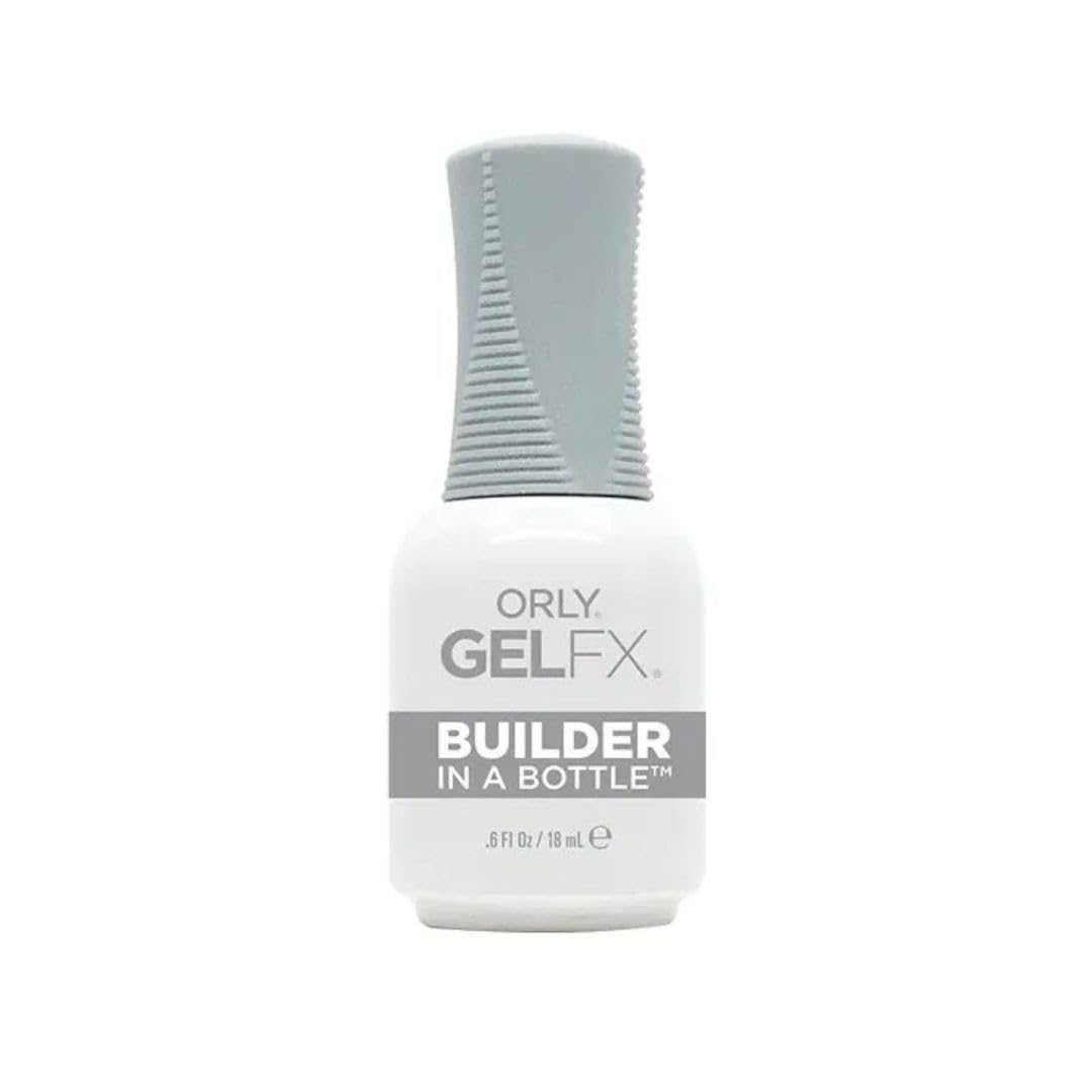 Orly gel de construcción en frasco, aplicación con pincel para uñas lisas y duraderas.