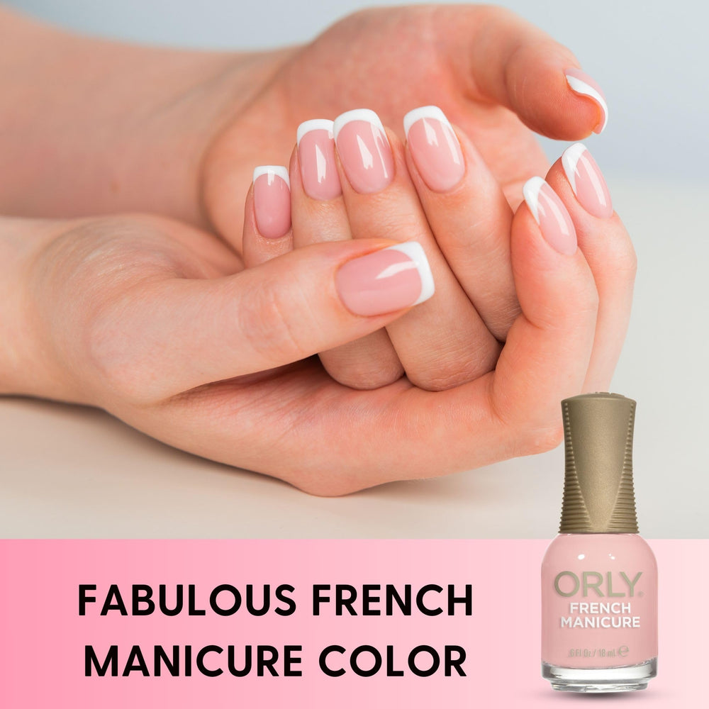 Orly muestra de color rosado para elegir tono.