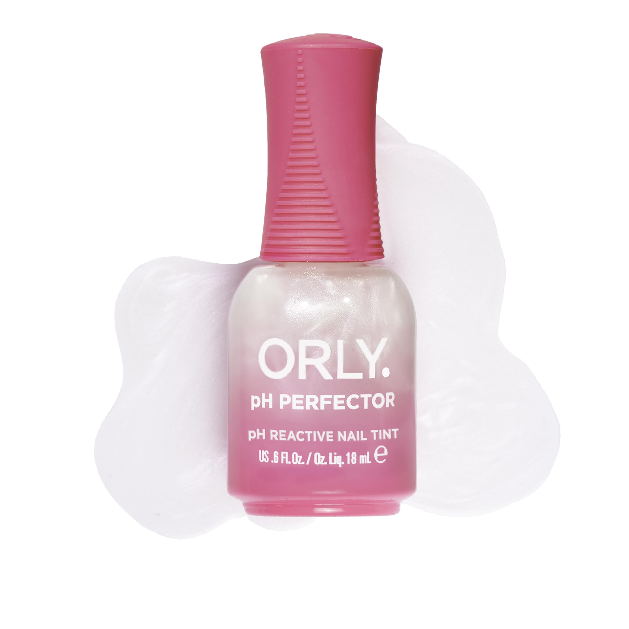 Orly pH Perfector: bote vertido muestra tinte blush personalizado para uñas, adaptable y suave
