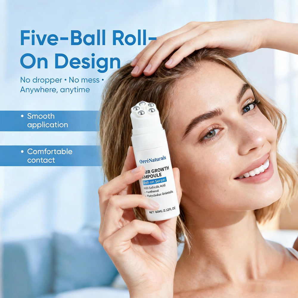 Orrenaturals Fuller Hair Appearance Boost suggests a thicker look.
