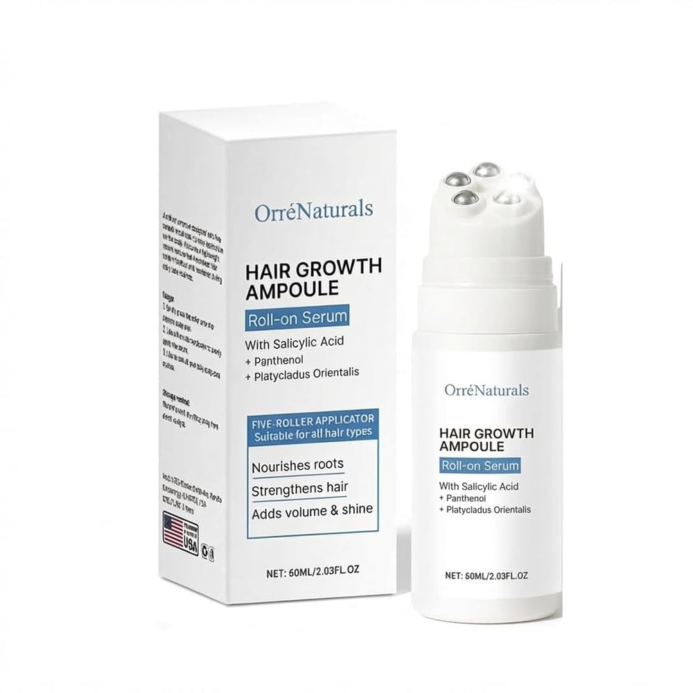 Orrnaturals Hair Revival Ampoule bottle closeup for refreshed scalp care